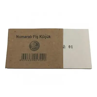 Dilman Numaralı Fiş Küçük - 1