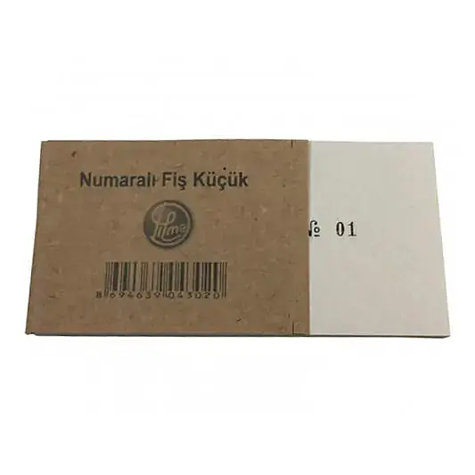 Dilman Numaralı Fiş Küçük - 2