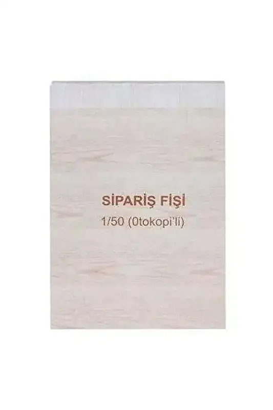 Dilman Sipariş Fişi 50 Sayfalı 3 Nüshalı - 1