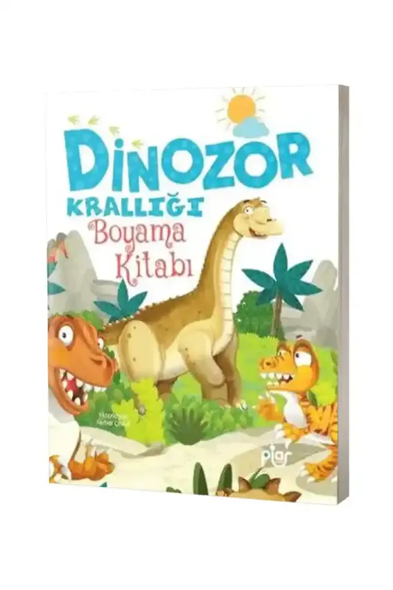 Dinozor Krallığı Boyama Kitabı - 1