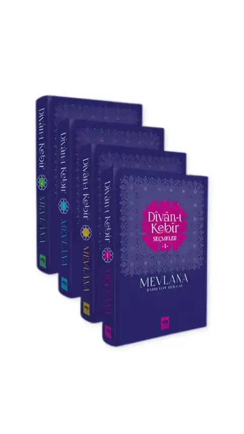 Divanı Kebir Seçmeler 4 Cilt Takım - 1