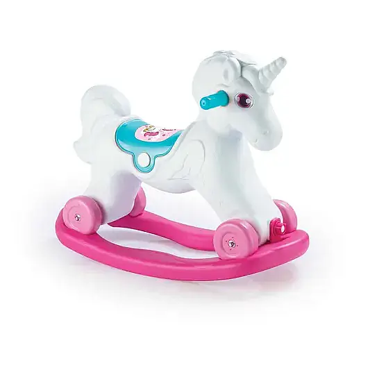 Dolu 2in1 Unicorn Sallanan Tekerlekli At - 2