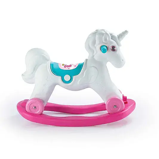 Dolu 2in1 Unicorn Sallanan Tekerlekli At - 4