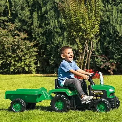 Dolu Römorklu Pedallı Traktör Yeşil - Dolu (1)
