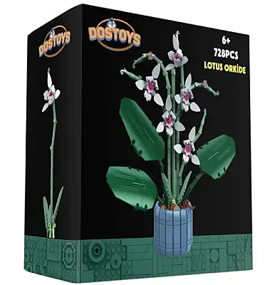 Dostoys Lotus Orkide Çiçek Lego - 1