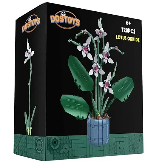 Dostoys Lotus Orkide Çiçek Lego - 1