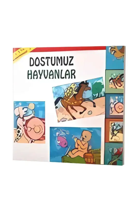 Dostumuz Hayvanlar - Karton Kitap 4 - 2-5 Yaş - 2