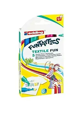 Edding Funtastıcs Yıkanabilir Keçeli Kalem 5 Li İnce Uç ED17 - Edding (1)