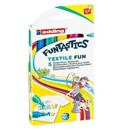 Edding Funtastıcs Yıkanabilir Keçeli Kalem 5 Li İnce Uç ED17 - 3