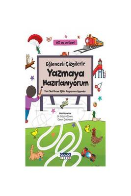 Eğlenceli Çizgilerle Yazmaya Hazırlanıyorum 60 Ay Ve Üzeri - Çamlıca Çocuk Yayınları