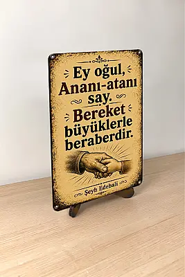 Ey Oğul MiniDekor Magnet Ayaklı 9×13,5 cm - 1