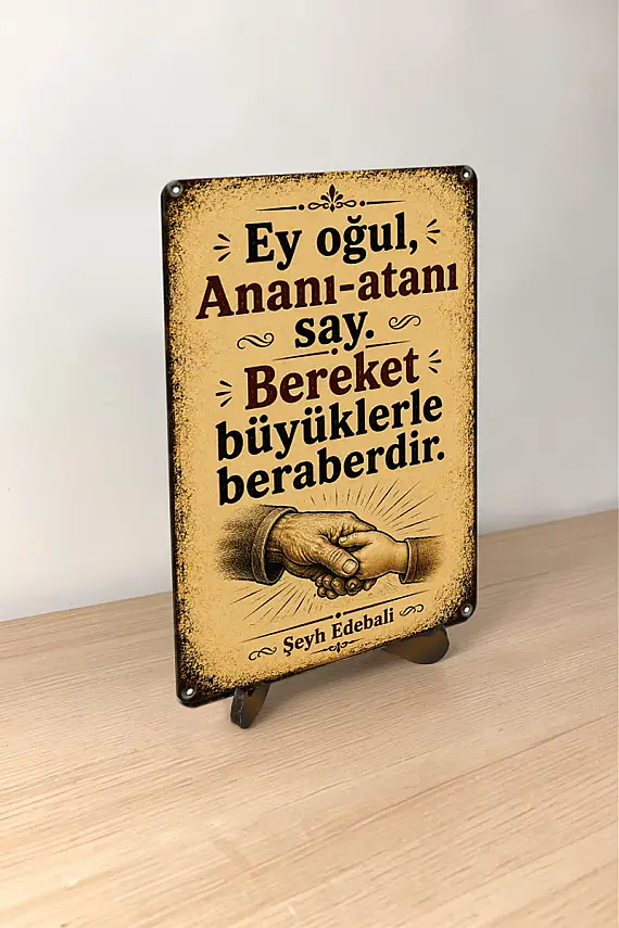 Ey Oğul MiniDekor Magnet Ayaklı 9×13,5 cm - 1