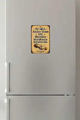 Ey Oğul MiniDekor Magnet Ayaklı 9×13,5 cm - 3