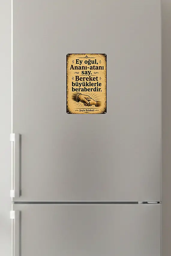 Ey Oğul MiniDekor Magnet Ayaklı 9×13,5 cm - 3