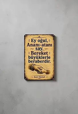 Ey Oğul MiniDekor Magnet Ayaklı 9×13,5 cm - Bemenda (1)