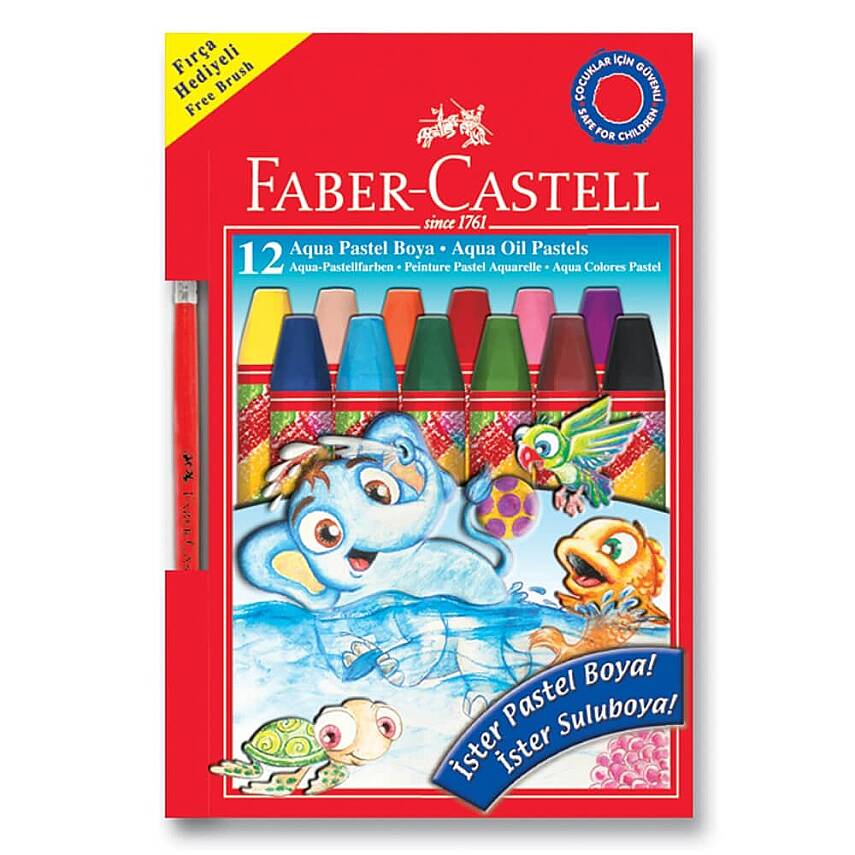 Faber Castell Aqua Pastel Boya 12 Renk - 1