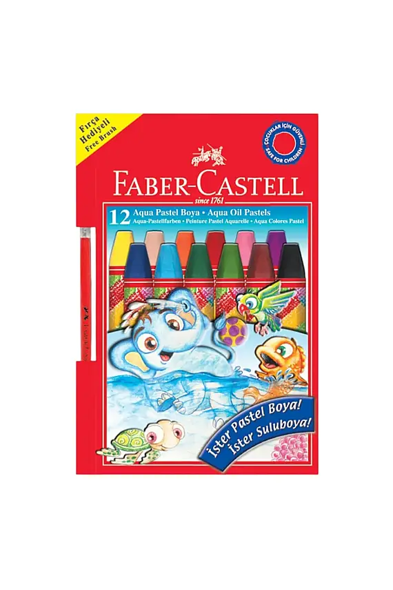 Faber Castell Aqua Pastel Boya 12 Renk - 2