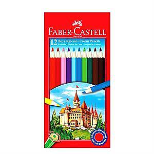 Faber Aquarell Boya Kalemi 12 Renk Karton Kutu - 2