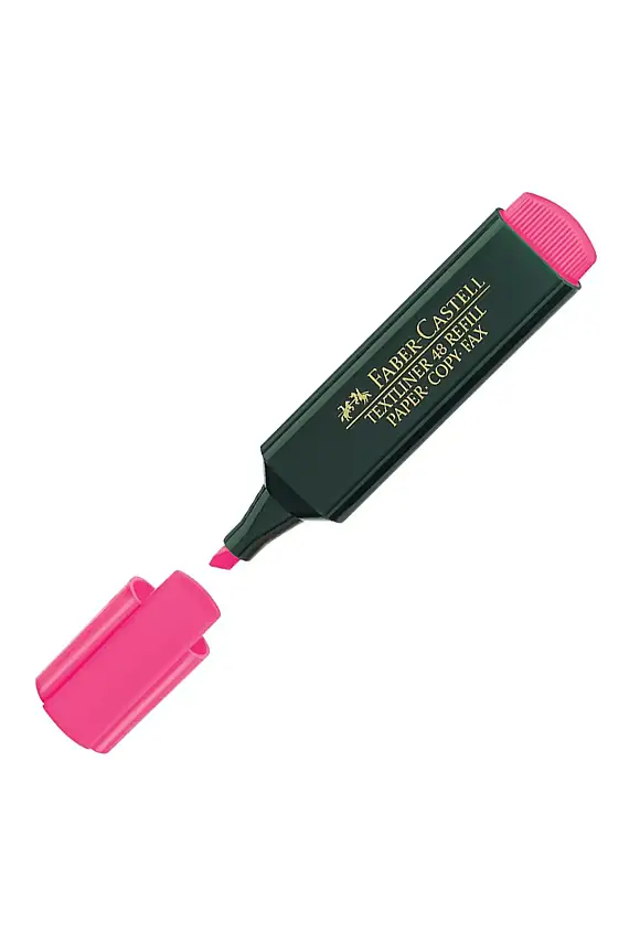 Faber Castell Fosforlu Kalem Pembe 1548 - 1