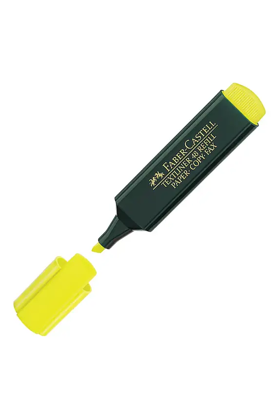 Faber Castell Fosforlu Kalem Sarı 1548 - 1