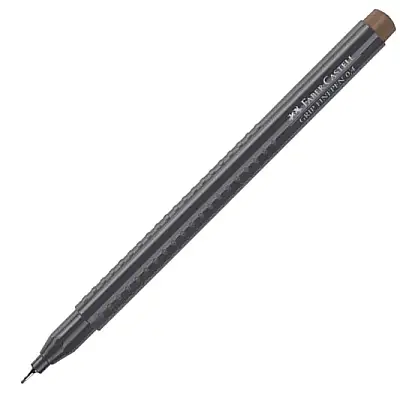 Faber Castell Grip Finepen 0.4 Açık Kahverengi - 6