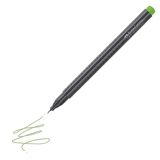 Faber Castell Grip Finepen 0.4 Çim Yeşil - 4