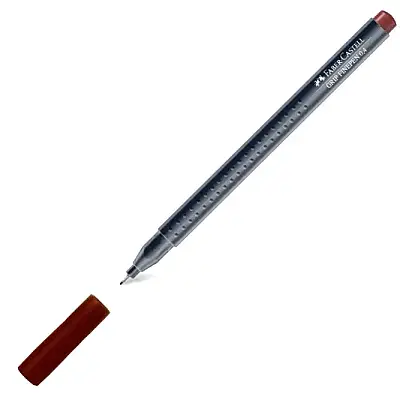 Faber Castell Grip Finepen 0.4 Kahverengi - Faber Castell (1)