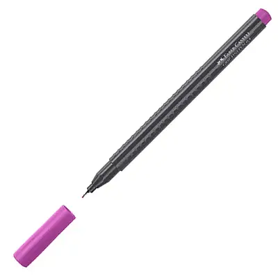 Faber Castell Grip Finepen 0.4 Keçeli Açık Mor - 6