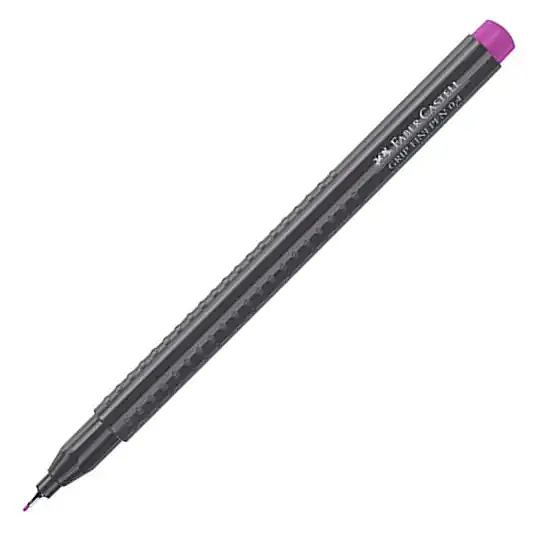 Faber Castell Grip Finepen 0.4 Keçeli Açık Mor - 8