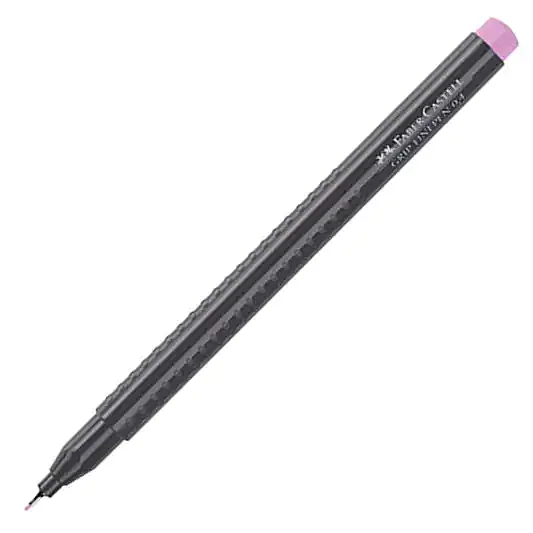 Faber Castell Grip Finepen 0.4 Keçeli Kalem Pembe - 4