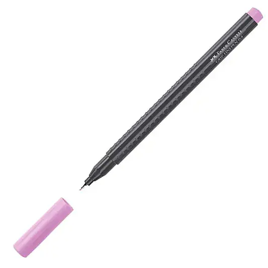 Faber Castell Grip Finepen 0.4 Keçeli Kalem Pembe - 5