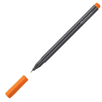 Faber Castell Grip Finepen 0.4 Keçeli Kalem Turuncu - Faber Castell (1)