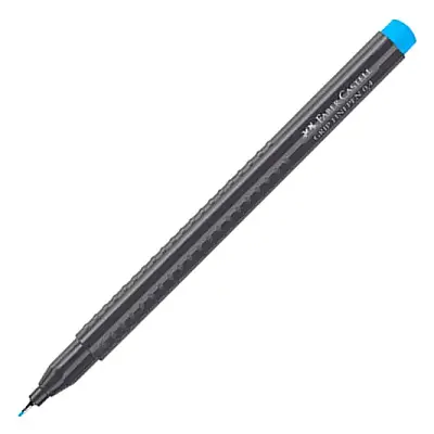 Faber Castell Grip Finepen 0.4 Keçeli Mavi - 1