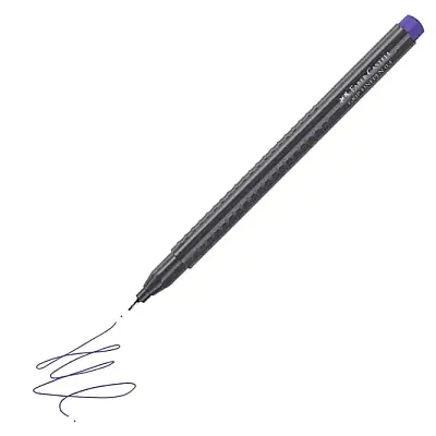 Faber Castell Grip Finepen 0.4 Keçeli Mor - 1