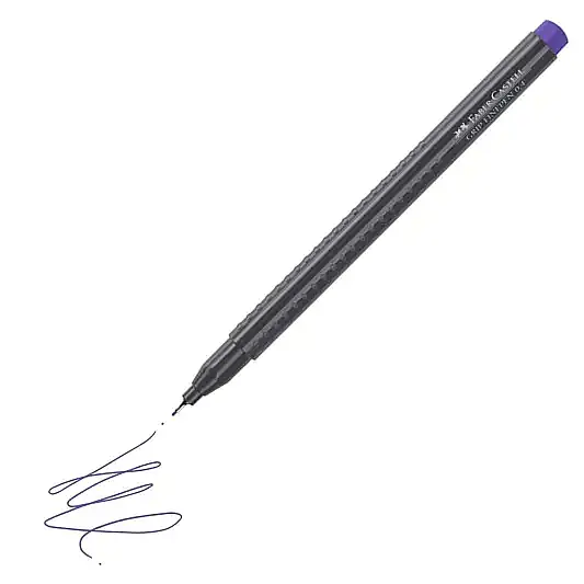 Faber Castell Grip Finepen 0.4 Keçeli Mor - 1