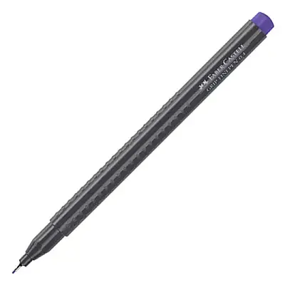 Faber Castell Grip Finepen 0.4 Keçeli Mor - 5