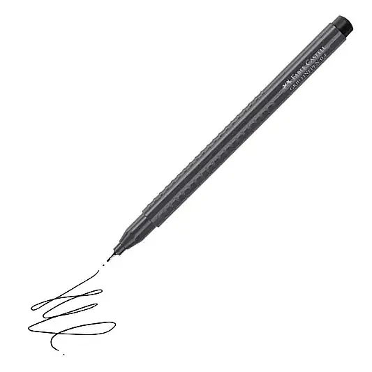 Faber Castell Grip Finepen 0.4 Siyah - 2
