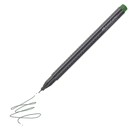 Faber Castell Grip Finepen 0.4 Yeşil - 8