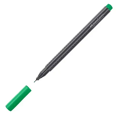 Faber Castell Grip Finepen 0.4 Zümrüt Yeşil - 10