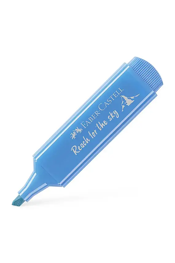 Faber Castell Textliner 46 Pastel Gök Mavi Fosforlu Kalem - 1