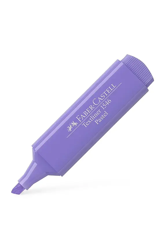 Faber Castell Textliner 46 Pastel Lila Fosforlu Kalem - 1