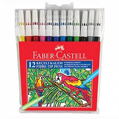 Faber Castell Yıkanabilir Keçeli Kalem 12 Lı - Faber Castell (1)
