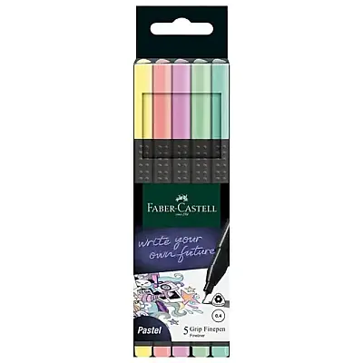 Faber Finepen Grıp 2022 Pastel 5 Li - Faber Castell (1)