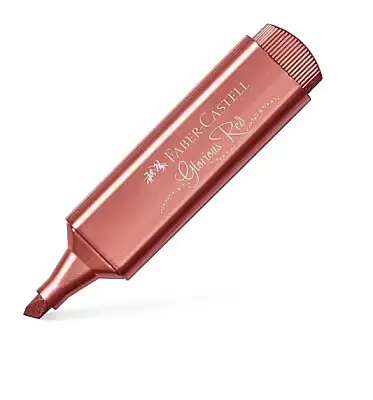 Faber Fosforlu Kalem 46 Metalik Pembe - Faber Castell (1)