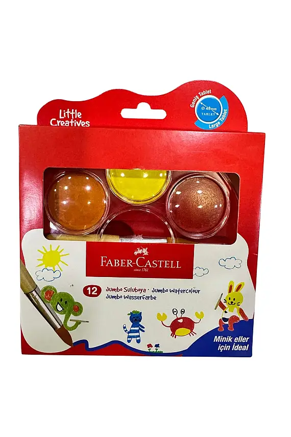Faber Little Creavites Jumbo Suluboya 12 Li - 2