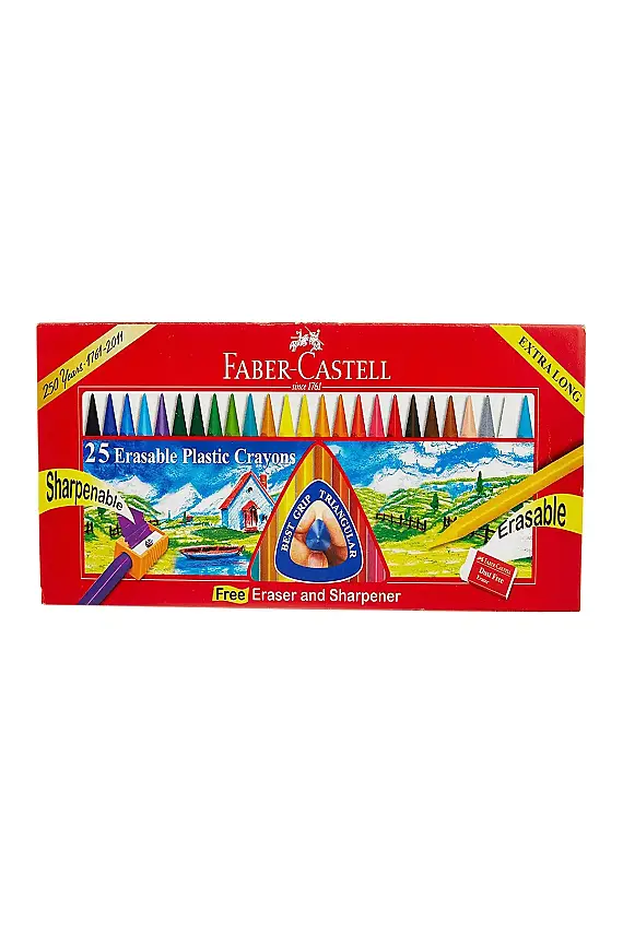 Faber Castell Mum Boya Silinebilir 25 Renk - 1