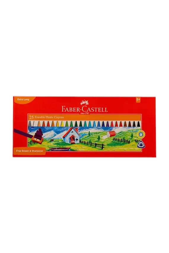 Faber Castell Mum Boya Silinebilir 25 Renk - 3