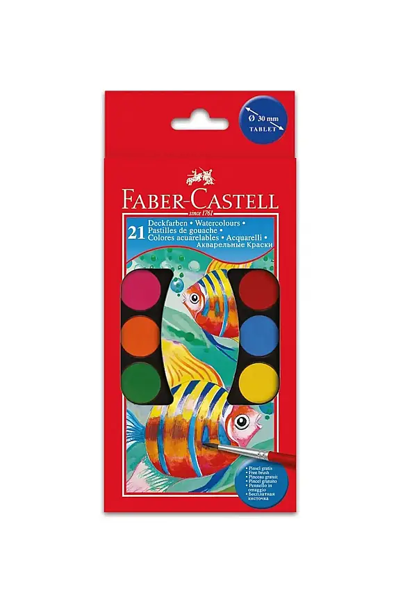 Faber Castell Redline Suluboya Büyük Boy 21 Renk - 1