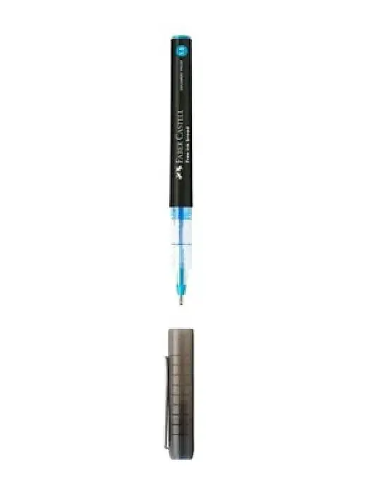 Faber Tükenmez Kalem Free Ink Broad 1.5 mm Mavi - 1