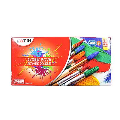 Fatih Akrilik Boya 12 Renk 25 Ml - Fatih (1)